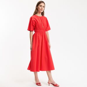 La Redoute Vestido evasé largo de manga corta. Talla XL. Color La Redoute Vestido evasé largo de manga corta. Talla XL. Color