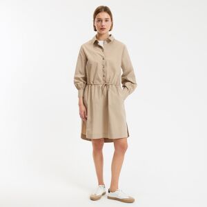 La Redoute Vestido corto de manga larga y cintura con cordón. Talla XS. Color La Redoute Vestido corto de manga larga y cintura con cordón. Talla XS. Color