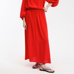 La Redoute Falda larga evasé, en crespón. Talla 34. Color La Redoute Falda larga evasé, en crespón. Talla 34. Color