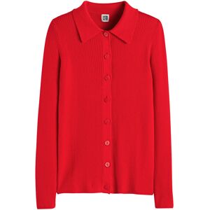 La Redoute Cárdigan con cuello polo de punto fino, con botones. Talla S. Color La Redoute Cárdigan con cuello polo de punto fino, con botones. Talla S. Color