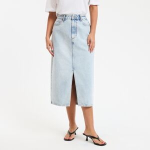 La Redoute Falda midi vaquera recta. Talla 34. Color La Redoute Falda midi vaquera recta. Talla 34. Color