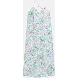 La Redoute Vestido amplio de tirantes finos, estampado vistoso. Talla 42. Color La Redoute Vestido amplio de tirantes finos, estampado vistoso. Talla 42. Color