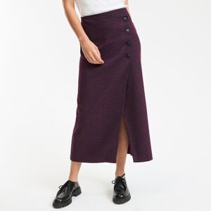 La Redoute Falda larga cruzada a cuadros. Talla 34. Color La Redoute Falda larga cruzada a cuadros. Talla 34. Color