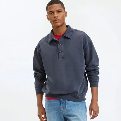 La Redoute Sudadera de cuello redondo con efecto lavado a la piedra. Talla S. Color La Redoute Sudadera de cuello redondo con efecto lavado a la piedra. Talla S. Color