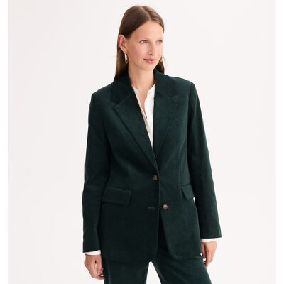 ANNE WEYBURN Blazer de pana, corte recto, cierre con botones. Color ANNE WEYBURN Blazer de pana, corte recto, cierre con botones. Color