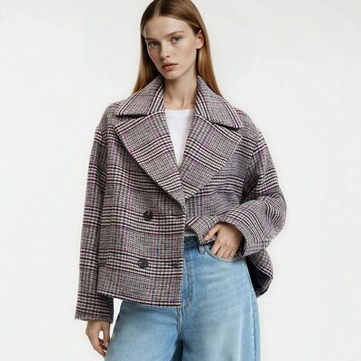 La Redoute Abrigo de largo medio, cierre con botones, de invierno. Talla XXL. Color La Redoute Abrigo de largo medio, cierre con botones, de invierno. Talla XXL. Color