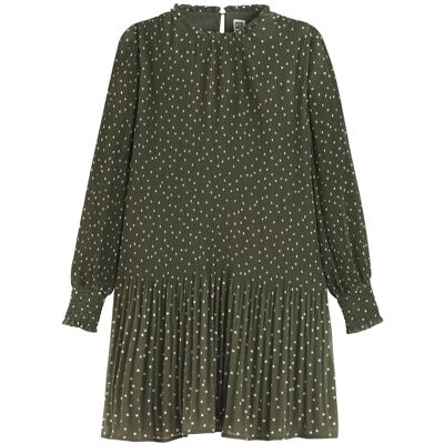 La Redoute Vestido corto estilo patinadora con estampado de lunares. Talla 34. Color La Redoute Vestido corto estilo patinadora con estampado de lunares. Talla 34. Color