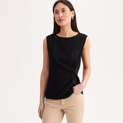 ANNE WEYBURN Camiseta sin mangas de cuello redondo. Color ANNE WEYBURN Camiseta sin mangas de cuello redondo. Color