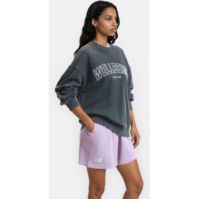 La Redoute Sudadera con mensaje de corte amplio con cuello redondo. Talla XS. Color La Redoute Sudadera con mensaje de corte amplio con cuello redondo. Talla XS. Color