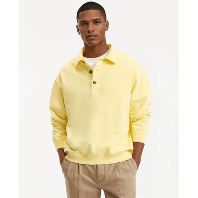 La Redoute Sudadera de cuello redondo con efecto lavado a la piedra. Talla S. Color La Redoute Sudadera de cuello redondo con efecto lavado a la piedra. Talla S. Color