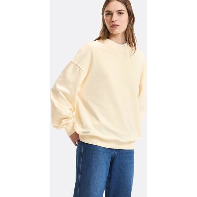 La Redoute Sudadera con mensaje de corte amplio con cuello redondo. Talla S. Color La Redoute Sudadera con mensaje de corte amplio con cuello redondo. Talla S. Color