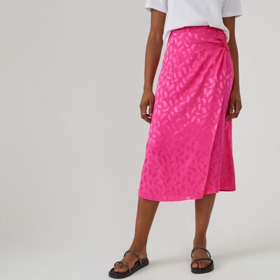 La Redoute Falda larga de jacquard efecto nudo. Talla 46. Color La Redoute Falda larga de jacquard efecto nudo. Talla 46. Color