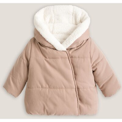 La Redoute Abrigo cálido con capucha y forro de sherpa. Talla 54 cm (1 mes). Color La Redoute Abrigo cálido con capucha y forro de sherpa. Talla 54 cm (1 mes). Color