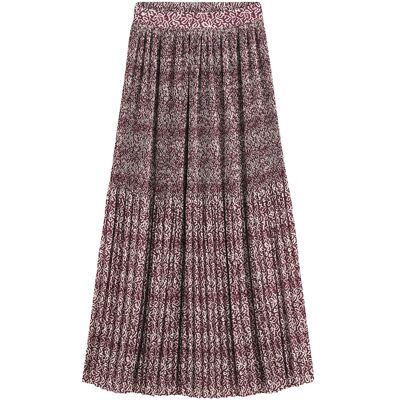 La Redoute Falda plisada de estampado floral, larga. Talla 38. Color La Redoute Falda plisada de estampado floral, larga. Talla 38. Color