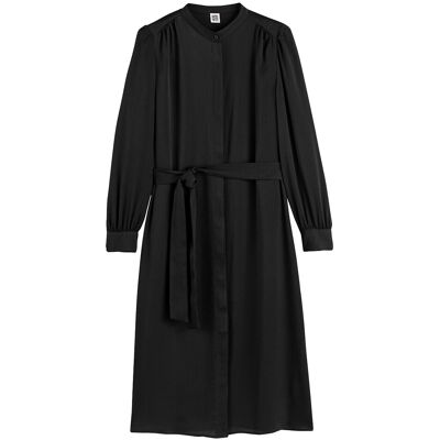 La Redoute Vestido de manga larga con cinturón. Talla 44. Color La Redoute Vestido de manga larga con cinturón. Talla 44. Color