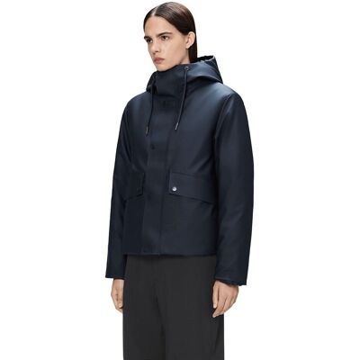 RAINS Chaqueta impermeable unisex NOME SHORT W PARKA. Color RAINS Chaqueta impermeable unisex NOME SHORT W PARKA. Color