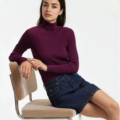La Redoute Jersey con cuello vuelto de punto fino. Talla S. Color La Redoute Jersey con cuello vuelto de punto fino. Talla S. Color