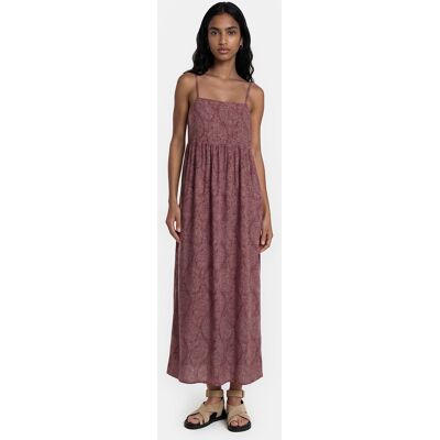 La Redoute Maxivestido con estampado de cachemira y tirantes finos. Talla 38. Color La Redoute Maxivestido con estampado de cachemira y tirantes finos. Talla 38. Color