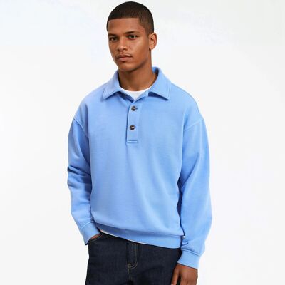 La Redoute Sudadera de cuello redondo con efecto lavado a la piedra. Talla S. Color La Redoute Sudadera de cuello redondo con efecto lavado a la piedra. Talla S. Color