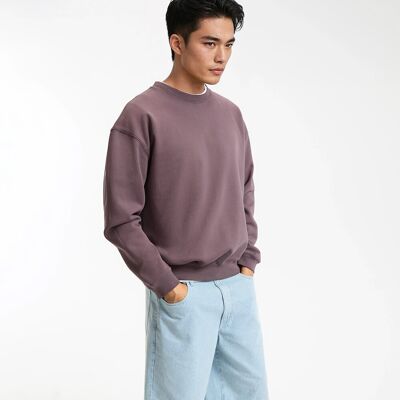 La Redoute Sudadera de cuello redondo lavado a la piedra, efecto desgastado. Talla L. Color La Redoute Sudadera de cuello redondo lavado a la piedra, efecto desgastado. Talla L. Color