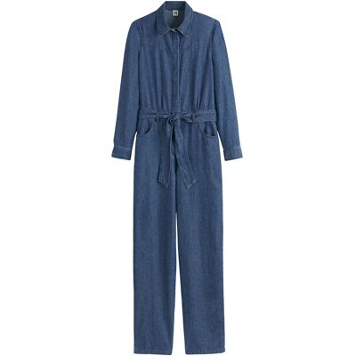 La Redoute Mono de pantalón, de denim ligero. Talla 38. Color La Redoute Mono de pantalón, de denim ligero. Talla 38. Color
