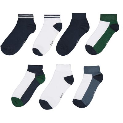 La Redoute Lote de 7 pares de calcetines. Talla 23/26. Color La Redoute Lote de 7 pares de calcetines. Talla 23/26. Color