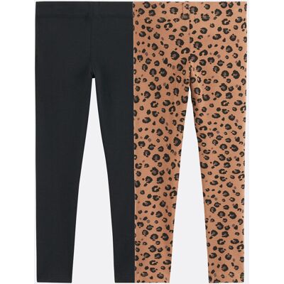 La Redoute Lote de 2 leggings. Talla 108 cm (5 años). Color La Redoute Lote de 2 leggings. Talla 108 cm (5 años). Color