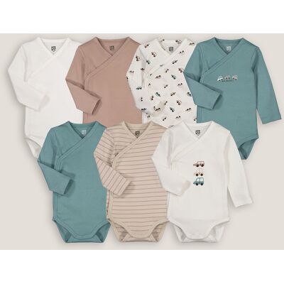 La Redoute Lote de 7 bodies recién nacido manga larga. Talla 86 cm (2 años). Color La Redoute Lote de 7 bodies recién nacido manga larga. Talla 86 cm (2 años). Color