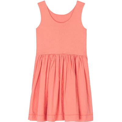 Petit Bateau Vestido de tirantes de Lyocell y algodón. Color Petit Bateau Vestido de tirantes de Lyocell y algodón. Color