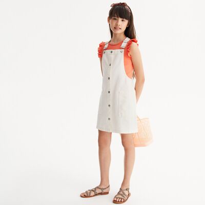 La Redoute Vestido peto de sarga. Talla 156 cm (14 años). Color La Redoute Vestido peto de sarga. Talla 156 cm (14 años). Color