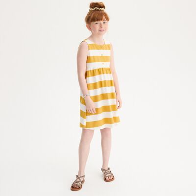 La Redoute Vestido evasé de rayas, sin mangas. Talla 156 cm (14 años). Color La Redoute Vestido evasé de rayas, sin mangas. Talla 156 cm (14 años). Color