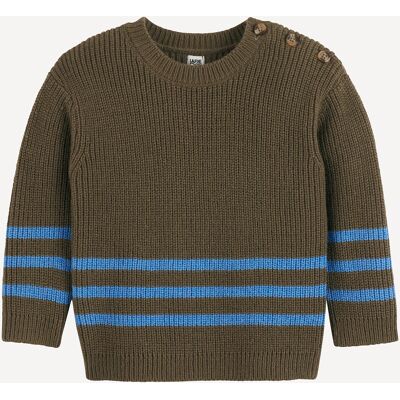 La Redoute Jersey de punto grueso y cuello redondo. Talla 86 cm (2 años). Color La Redoute Jersey de punto grueso y cuello redondo. Talla 86 cm (2 años). Color