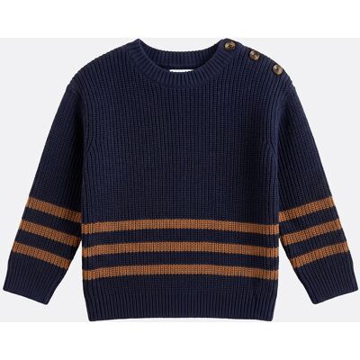 La Redoute Jersey de punto grueso y cuello redondo. Talla 86 cm (2 años). Color La Redoute Jersey de punto grueso y cuello redondo. Talla 86 cm (2 años). Color