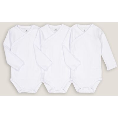 La Redoute Lote de 3 bodies para recién nacido, algodón orgánico. Talla 67 cm (6 meses). Color La Redoute Lote de 3 bodies para recién nacido, algodón orgánico. Talla 67 cm (6 meses). Color