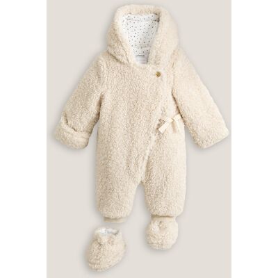 La Redoute Cálido buzo en tela de sherpa con capucha. Talla 71 cm (9 meses). Color La Redoute Cálido buzo en tela de sherpa con capucha. Talla 71 cm (9 meses). Color