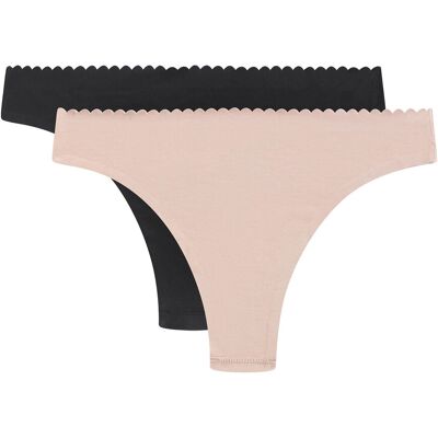 DIM. Lote de 2 tangas Body Touch Micro. Color DIM. Lote de 2 tangas Body Touch Micro. Color