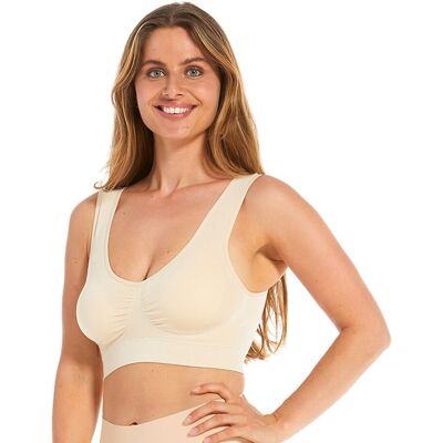 MAGIC BODYFASHION Sujetador top sin aros Magic Confort. Color MAGIC BODYFASHION Sujetador top sin aros Magic Confort. Color