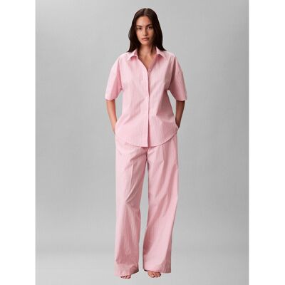 Calvin Klein UNDERWEAR Pijama a rayas COTTON POPLIN. Color Calvin Klein UNDERWEAR Pijama a rayas COTTON POPLIN. Color