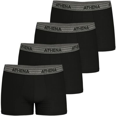 ATHENA Lote de 4 boxers Basic Coton. Color ATHENA Lote de 4 boxers Basic Coton. Color