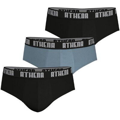 ATHENA Lote de 3 slips BASIC COLOR. Color ATHENA Lote de 3 slips BASIC COLOR. Color