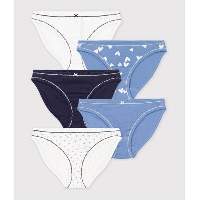 Petit Bateau Lote de 5 braguitas de algodón. Color Petit Bateau Lote de 5 braguitas de algodón. Color