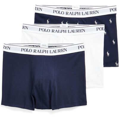 POLO RALPH LAUREN Lote de 3 bóxers clásicos de algodón elástico. Color POLO RALPH LAUREN Lote de 3 bóxers clásicos de algodón elástico. Color