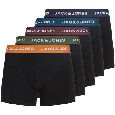 Jack & Jones Lote de 5 boxers lisos. Color Jack & Jones Lote de 5 boxers lisos. Color