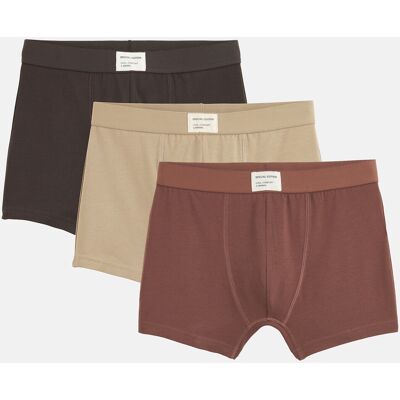 La Redoute Lote de 3 bóxers lisos. Talla 3XL. Color La Redoute Lote de 3 bóxers lisos. Talla 3XL. Color