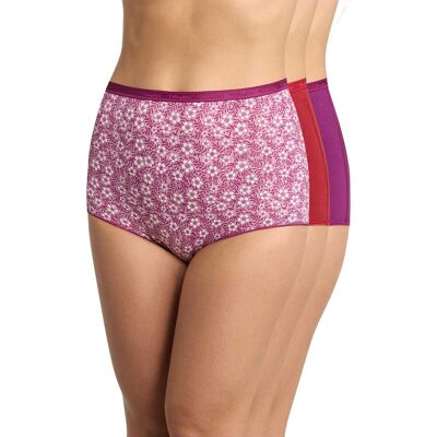 Playtex Lote de 2 bragas maxi + 1 gratis, de algodón orgánico. Color Playtex Lote de 2 bragas maxi + 1 gratis, de algodón orgánico. Color