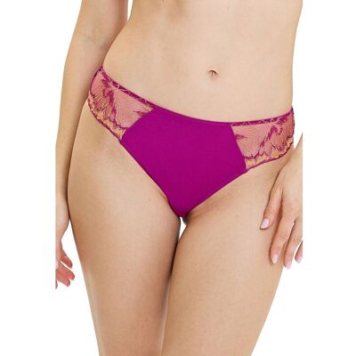 SANS COMPLEXE Slip de encaje y microfibra ISAURE. Color SANS COMPLEXE Slip de encaje y microfibra ISAURE. Color