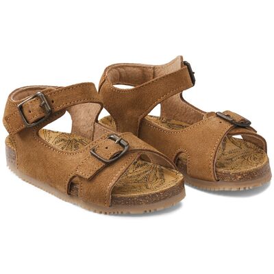La Redoute Sandalias de piel con hebilla. Talla 19. Color La Redoute Sandalias de piel con hebilla. Talla 19. Color