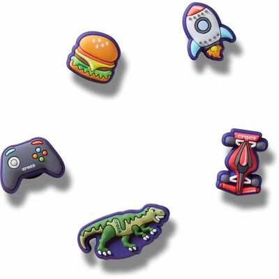 Crocs Juego De 5 Jibbitz Tiny Boy Favorites. Talla talla única. Color Crocs Juego De 5 Jibbitz Tiny Boy Favorites. Talla talla única. Color