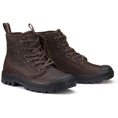 PALLADIUM Botines de piel Pampa Zip Lth Ess. Color PALLADIUM Botines de piel Pampa Zip Lth Ess. Color