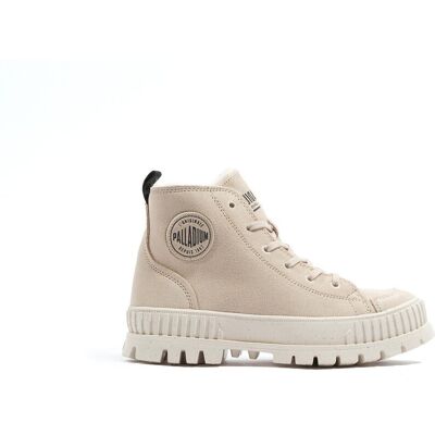 PALLADIUM Botines de piel forrados Pallashock Zip Warm. Color PALLADIUM Botines de piel forrados Pallashock Zip Warm. Color